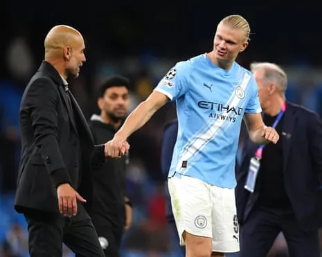 Erling Haaland Enters Elite UCL Half-Century Group, Hailed by Pep as Ronaldo and Messi's Peer