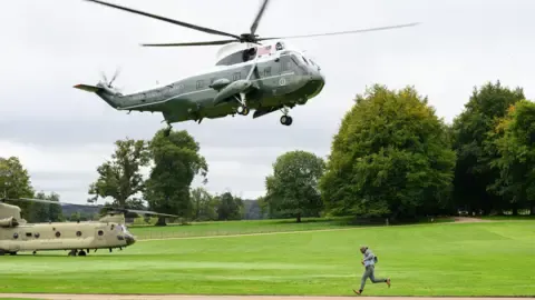 The US President Rerouted and Forced to Change Aircraft En Route to Stansted